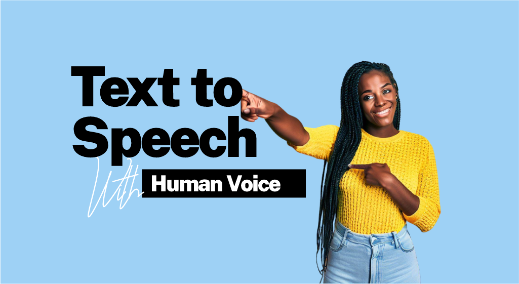 Text to speech human voice